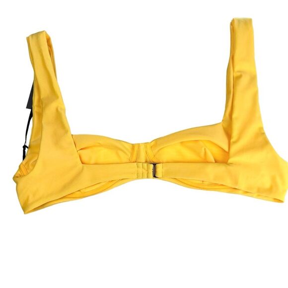 Lovers and Friends Revolve Zisa Bikini Set Yellow NWT Top XL EUC Bottom L Beach - Picture 4 of 16